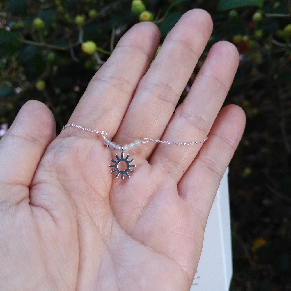 Luna🌙 Norte Double✌️ Silver🤍 Necklace - NIB - Picture 8 of 15